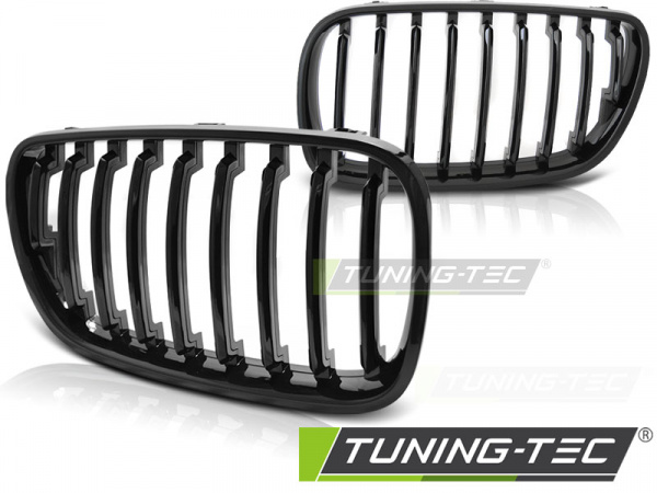 Upgrade Sportgrill Nieren für BMW X3 E83 Facelift 06-10 Hochglanz schwarz
